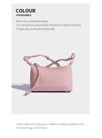 Nuevo bolso de moda estilo cometa, bolso baguette para las axilas, bolso oblicuo de un solo hombro de moda, bolso de mujer - details 14