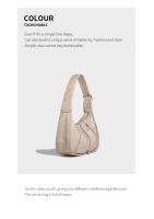 Bolso de axila tejido pulido retro de textura premium para mujer, nuevo bolso de mensajero de un solo hombro con correa de hombro ancha de gran capacidad. - details 13