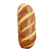 Almohada con forma de pan de aperitivo de simulación 3D divertida, cojín Lumbar suave, juguete de peluche, almohada oblonga, regalo único para amigos - details 1