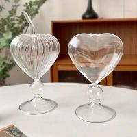 Copa de Vino en Forma de Corazón con Paja Ideal para Té, Cerveza, Jugo, Leche, Café Barra en Casa - details 2
