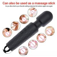 AV masaje palo vibradores juguete sexual para mujeres hombres 28 modos de vibración impermeable diversión masajero femenino productos adultos - details 1