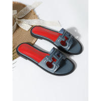 Sandalias de moda de verano 2025, chanclas de playa de una tira, zapatos planos de viaje para mujer - details 74