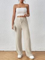 Pantalones de Moda para Mujer de Cintura Elástica Pantalones de Nylon Vintage de Cintura Recta y Cinturón Elástico Tendencia 2025 - details 9