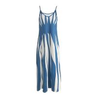 Vestido de verano con cuello en V para mujer, vestidos estampados - details 5