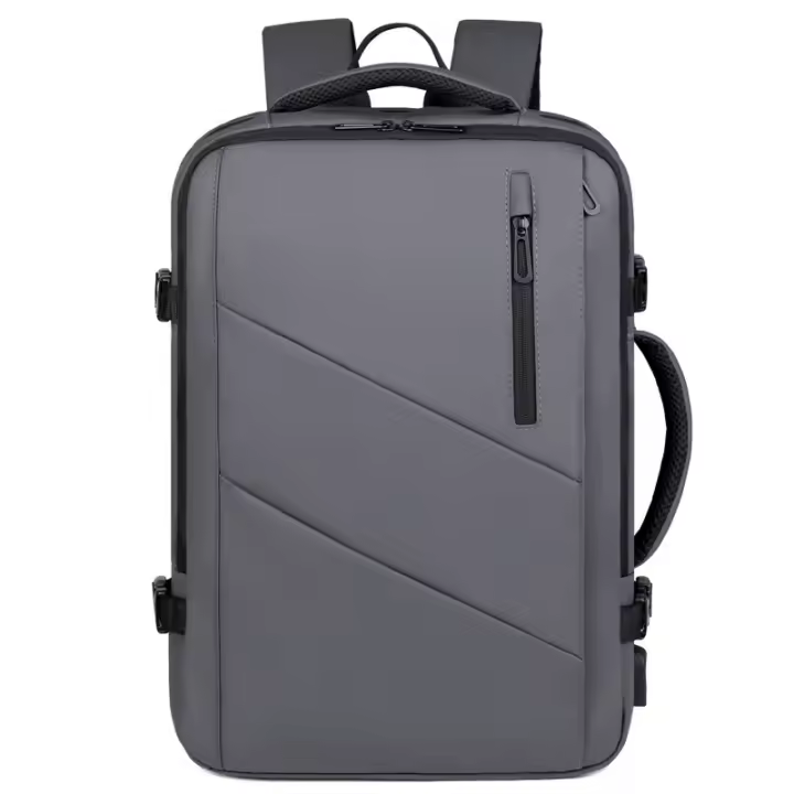 Bolso para Computadora de Negocios de Gran Capacidad Mochila de Cuero Anti-Salpicaduras con Sensación de Alta Gama - 1