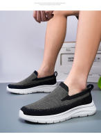 Nuevos zapatos deportivos de gran tamaño para hombre con malla transpirable y cómoda, zapatos deportivos de suela blanda, zapatos casuales de un pie - details 14