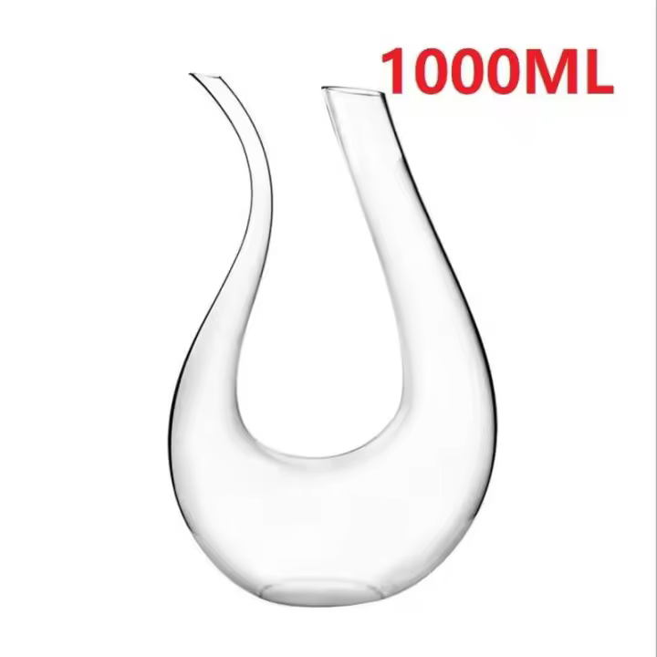 Botella de vino tinto SNIE de cisne de vino, barra soplada a mano, olla para fiesta, juego de inflador de champán de cristal de moda sin plomo - 1