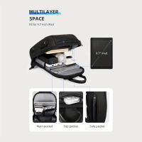 MARK RYDEN TSA Lock-Bolso cruzado para hombre, impermeable, con carga USB, para el pecho, de viaje corto, bandolera de pecho - details 5