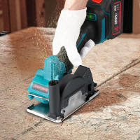 ONEVAN-amoladora angular sin escobillas, sierras circulares eléctricas inalámbricas de velocidad Variable de 76mm, herramienta eléctrica de corte para juego de pines de batería Makita - details 11