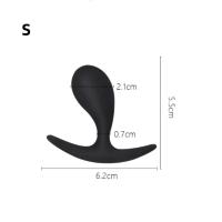 Tapón Anal de silicona con forma de gota de agua doblada, masturbación, coqueteo, patio trasero, Juguetes sexuales para adultos - details 6