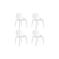 CangLong Juego de 2, Estilo Nórdico Vintage de Cuero Sintético con Patas de Metal, Sillas de Comedor para la Cocina, Sillones para el Salón, Color Marrón, Marrón, Juego de 2, 2 Unidades - details 10