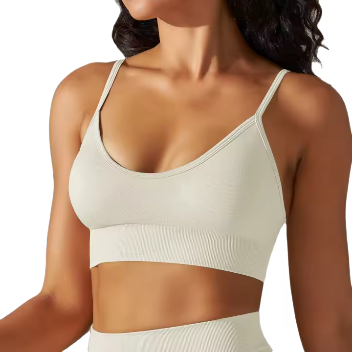 Sujetador cómodo deportivo de yoga para mujer, top sexy, ropa interior transpirable, Fiess, yoga, gimnasio - 1