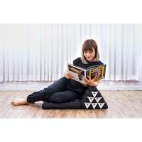 Cómodo Colchón De Suelo con Cojín De Lectura, Futón Japonés, Cama Plegable O Esterilla De Masaje Tailandés, 170 x 53 cm, Azul Claro - details 325