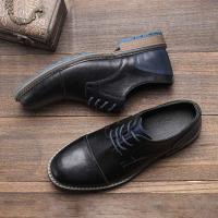 Zapatos casuales de negocios tendencia retro zapatos de cuero de gran tamaño - details 72