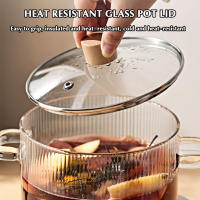 Olla de cocina de borosilicato para el hogar, olla de sopa de estofado de alta temperatura para usar en llamas abiertas y estufas de Gas - details 6
