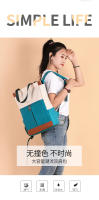 Mochila informal de gran capacidad para Mujer, Bolso de hombre para iPad, Libros, escuela y Universidad - details 3