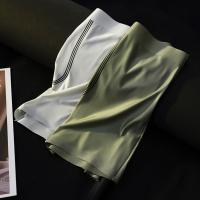 Bóxer elástico Simple de seda satinada para hombre, calzoncillos Boxer ultrafinos transpirables sin costuras, lencería, ropa interior de secado rápido para hombre, diario - details 4