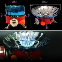Estufa de Gas Portátil de Acero Inoxidable Ligera, Fácil de Llevar, A Prueba de Viento para Acampar y Senderismo - details 1
