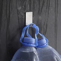 30 Uds ganchos adhesivos multiusos de acero inoxidable colgador de pared organizador toallero plata autoadhesivo ganchos pequeños Baño - details 2