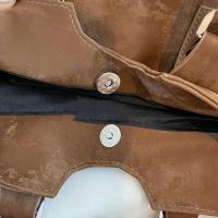 Bolso de mano de PU mate de estilo coreano, bolso de mano de Color sólido, bolso de gran capacidad, estilo étnico, paquetes de axilas de gran capacidad para viaje - details 7