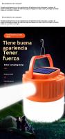 Linterna luz solar Portátil jardin exterior multifunción camping carpa regalo Luz de emergencia led - details 0