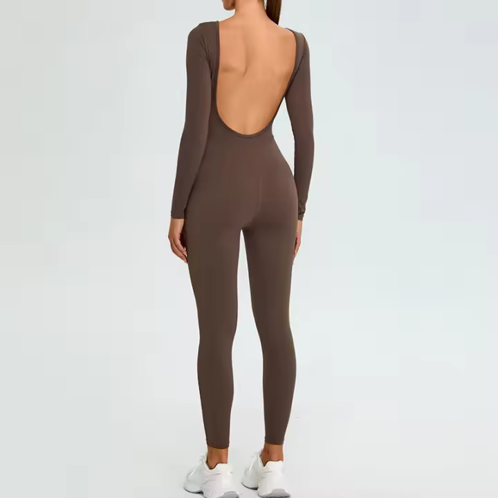 Monos deportivos de yoga de largo alcance para mujeres Pantalones de fitness con secado rápido - 1