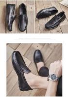 2024 zapatos de hombre informales transpirables formales con diseño de piel de cocodrilo hechos a mano de alta calidad - details 1