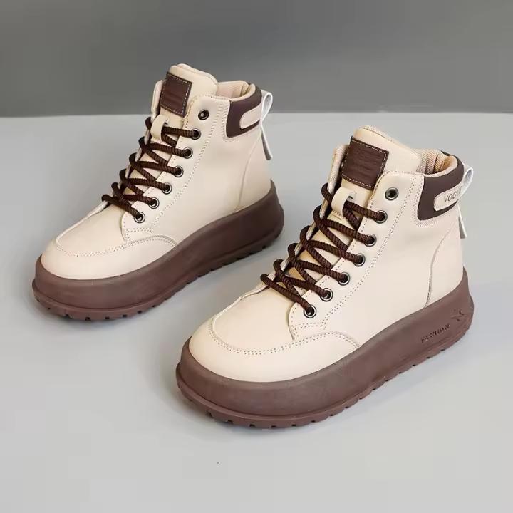 Zapatillas de Mesa Altas para Mujer Otoño-Invierno 2024 Transpirables, Resistentes al Desgaste, Aumento de Altura para Estudiantes - 1
