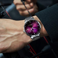 Relojes de Moda para Hombres POEDAGAR Correa de Acero Inoxidable Movimiento de Cuarzo - details 2