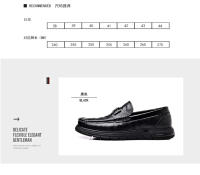 Nuevos zapatos casuales de cuero vacuno de primera capa para hombre, zapatos Doudou transpirables de cuero genuino - details 5