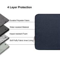 Funda para portátil de 15.6 pulgadas, maletín duradero con asa, funda protectora para computadora portátil HP Dell Macbook Ultrabook - details 4