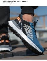 Zapatos de seguridad antiestáticos con punta compuesta para hombre, zapatillas indestructibles para prevenir perforaciones, botas, calzado ligero para hombre - details 30