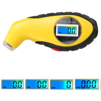 Medidor de presión de aire de neumáticos, manómetro electrónico Digital LCD para coche y motocicleta, barómetros, herramienta de prueba - details 2