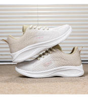 Zapatos de running mujeres 2024 casual suela suave zapatillas transpirables zapatos individuales fly weave mesh top zapatos venta al por mayo - details 3