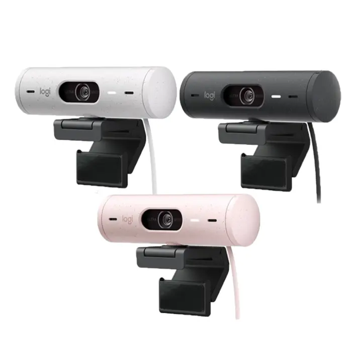 Webcam Logitech Brio 500 Cámara de Redes HD Completa con Corrección de Luz Automática - 1
