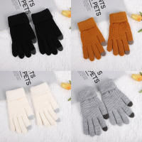 Guantes Jacquard de invierno para mujer, guantes cálidos para ciclismo, correr, conducir, senderismo - details 1