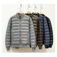 Chaqueta de plumón ultraligera para hombre, abrigo cálido de invierno, abrigo de plumas ligero con cuello de béisbol - details 1