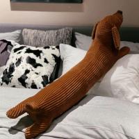 Juguetes de regalo de Navidad lavables británicos para sofá, perro salchicha, muñeco de peluche, cojín, almohada de decoración del hogar - details 1