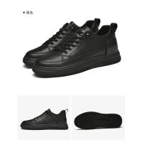 Primavera otoño zapatos de aumento interior para hombres zapatos deportivos casuales de cuero zapatos invisibles de aumento de altura hombres elevador deportivo 8CM - details 16