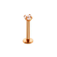 Juego de pendientes para cartílago, piercing de titanio anodizado, hélice, tragus interno, triple punta, 1 ud. - details 6