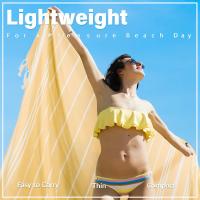 Manta de toalla de playa turca gigante, manta extra grande, manta bohemia, manta extra grande, secado rápido, suave, fina, sin arena, compacta, grande, sin arena, resistente a la arena, mujeres, hombres, adultos, regalo - details 6