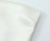TRAFZA Tops de tubo de bufanda delgada Vintage para mujer, Tops sin mangas de Color sólido, textura de satén de seda Vintage para mujer, Tops Sexy - details 11
