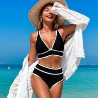 Nuevo traje de baño deportivo de dos piezas con bikini con lazo lateral para mujer - details 4