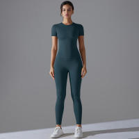 Conjunto Deportivo de Cintura Alta Top de Yoga y Pantalones Equipo Deportivo y Moda - details 16