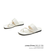 Sandalias de Verano 2025 Zapatillas de Dedo para Mujer de Alta Gama Moda Francesa Semi-Drag - details 4