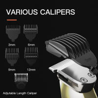Cortadora de pelo profesional 5 en 1, cortadora de pelo eléctrica, maquinilla de afeitar resistente al agua, Barba, cuerpo, Máquina para cortar cabello para hombres, carga USB - details 6
