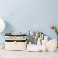 Caja de cosméticos transparente impermeable, bolsa de almacenamiento de artículos de tocador de viaje de PVC PU, bolsa de maquillaje con separación de ropa seca y húmeda - details 14