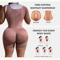 Body de Alta Compresión para Mujer, Faja con Cierre de Ojos, Control de Barriga, Recortador de Muslos, Body Shaper, Original Colombiano - details 5