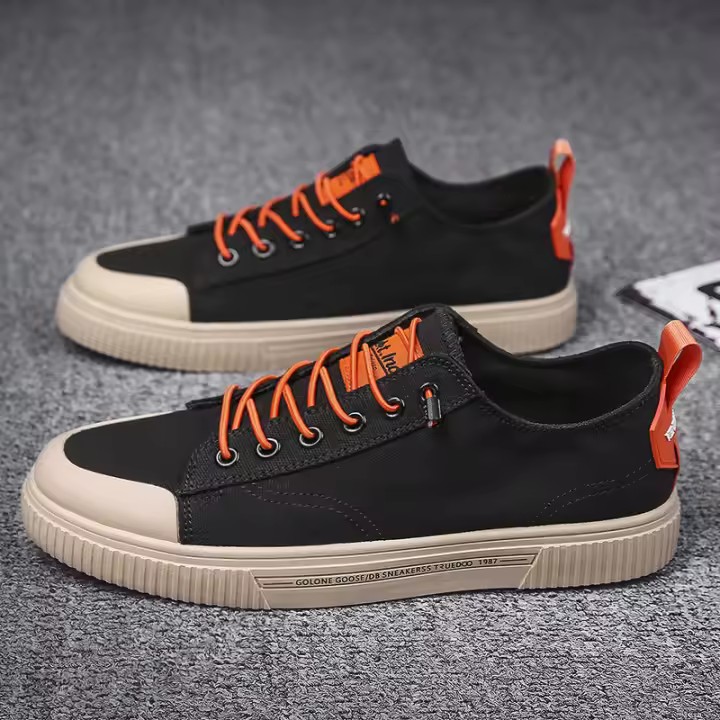 Zapatos Casuales de Lienzo Transpirable para Hombres Primavera 2024 Zapatos de Tabla de Moda para Todos los Mecanicos - 1