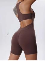 Ropa deportiva con cremallera para mujer, corsé corto de Lycra para mujer, ropa de entrenamiento, conjunto de gimnasio, ropa deportiva - details 9